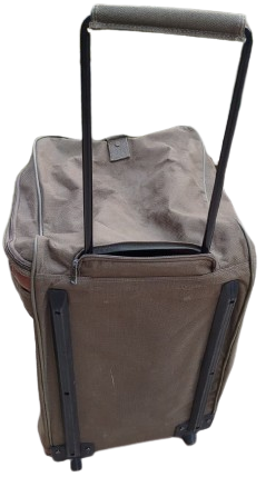 USA SKYWAY MARKA ANTİKA DEĞERİNDE VİNTAGE KANVAS VE DERİ DETAYLI ÇOK AMAÇLI TEKERLEKLİ SEYAHAT VALİZİ