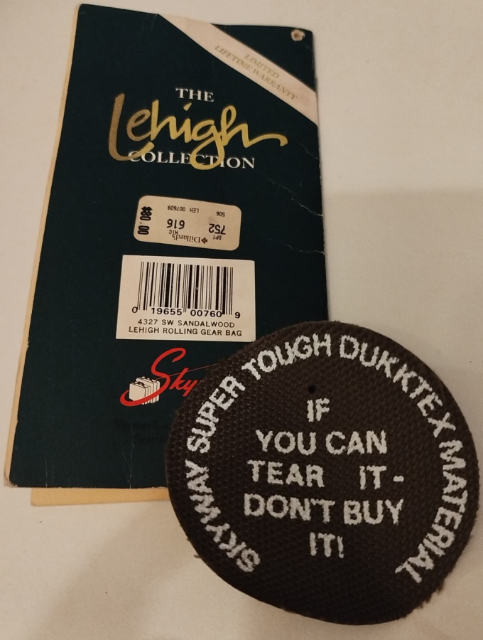 USA SKYWAY MARKA ANTİKA DEĞERİNDE VİNTAGE KANVAS VE DERİ DETAYLI ÇOK AMAÇLI TEKERLEKLİ SEYAHAT VALİZİ