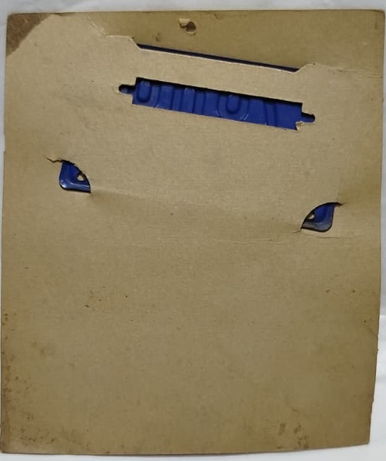 1950 AUTHENTİC MİNİATURE LİCENSE PLATE ORJİNAL JAPAN TENEKE BİSİKLET CEKCEK TAKILMAMIŞ PLAKA