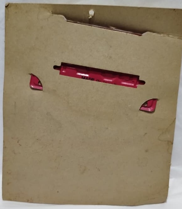 AUTHENTİC MİNİATURE LİCENSE PLATE ORJİNAL JAPAN TENEKE BİSİKLET CEKCEK TAKILMAMIŞ PLAKA