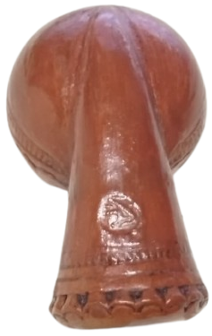 OSMANLI DEMGALI 19 YUZYIL TOPHANE LÜLE TÜTÜN İÇME KIZIL KİL TOPRAK İLE ELDE YAPILIP FIRINDA PİSMİS TERRACOTTA