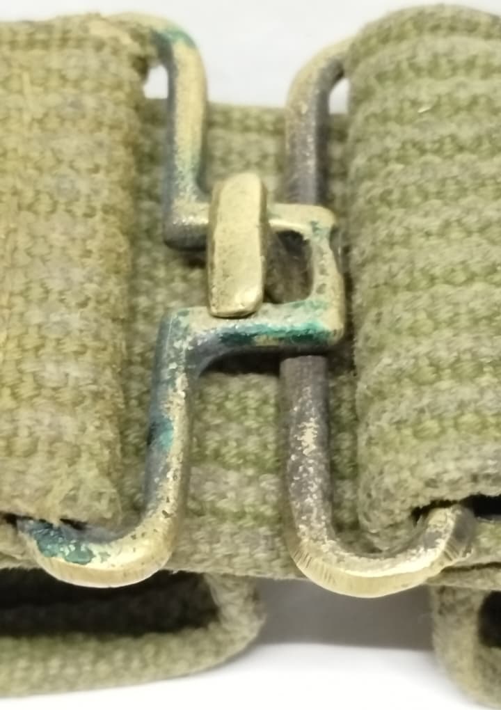 1930 İKİNCİ DÜNYA SAVAŞI DÖNEMİ USA AMERİKAN ORDUSU PİSTOL BELT PİYADE ASKERİ PALASKA