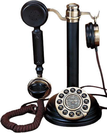 PARAMOUNT COLLECTIONS ANTİK TARZ TUŞLU NOSTALJİK SİYAH PİRİNÇ ASKILI ASMA TİPİ MASAÜSTÜ TELEFON