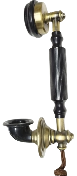 PARAMOUNT COLLECTIONS ANTİK TARZ TUŞLU NOSTALJİK SİYAH PİRİNÇ ASKILI ASMA TİPİ MASAÜSTÜ TELEFON