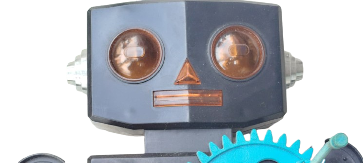 19780 GEAR ROBOT RETRO RENKLİ ÇARKLI MEKANİK PİLLİ OYUNCAK ROBOT KOLEKSİYONLUK NADİR NOSTALJİ OBJESİ