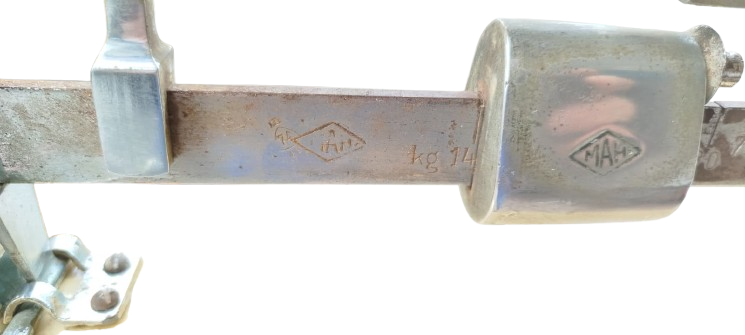 MAH LOGOLU ANTİKA HASSAS TERAZİ TARTI MEKANIK ECZANE TİPİ KOLEKSİYONLUK KİLO VE BOY OLCUM ALETİ