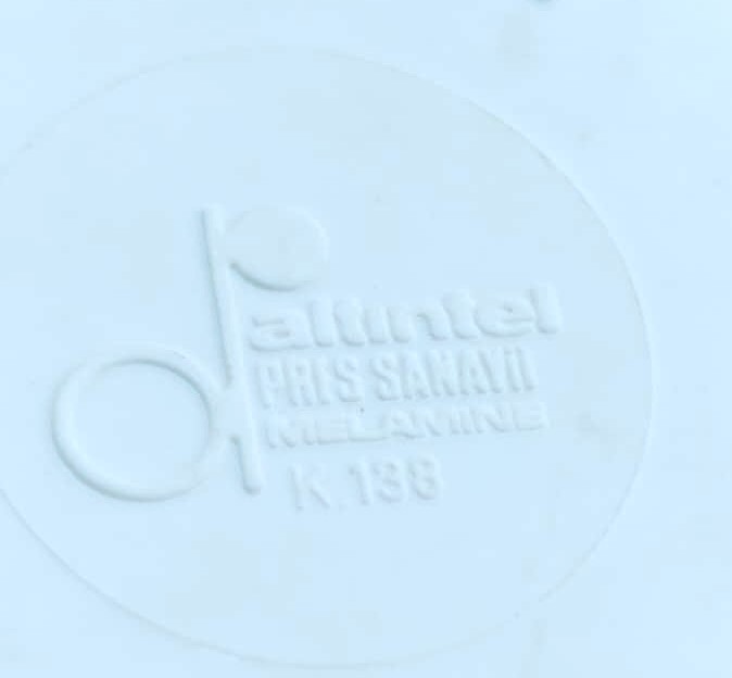 1960 MEXAFORME CIBA İLAÇ REKLAMLI MELAMİN MASAÜSTÜ SICAK KAP VE TENCERE ALTLIĞI NİHALE