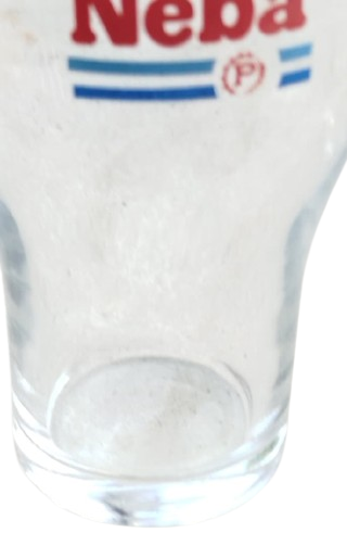 1960 YENİ NEBA MARGARİN PROMOSYONU AMBLEMLİ ANTİKA KOLEKSİYONLUK MEŞRUBAT BARDAĞI CAM BARDAK