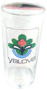 YALOVA BELEDİYESİ LOGOLU NOSTALJİK KOLEKSİYONLUK CAM BARDAK MESRUBAT BARDAGI