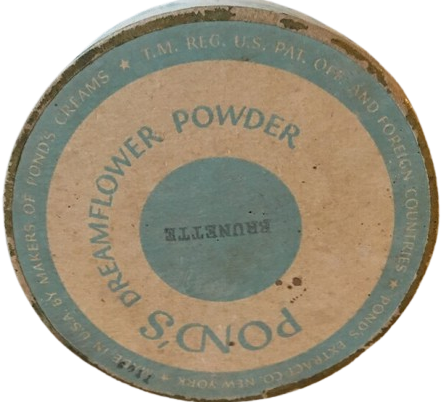 ANTİKA POND'S DREAMFLOWER BRUNETTE MAKYAJ PUDRASI ORİJİNAL KUTUSUNDA KOLEKSİYONLUK NADİR PARÇA