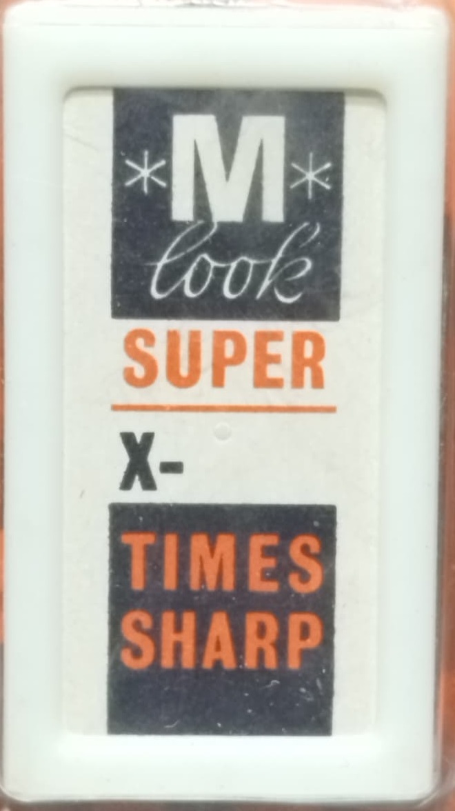 1960 NOSTALJİK M-LOOK SUPER X-TIMES SHARP PLATİN KAPLAMA 10LU JİLET PAKETİ HİÇ AÇILMAMIŞ ORİJİNAL AMBALAJINDA