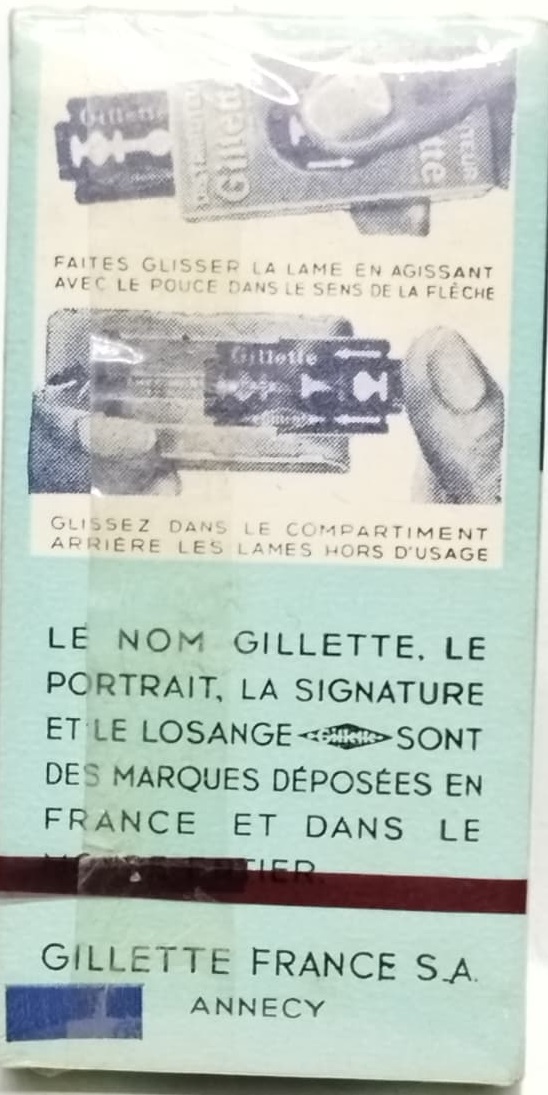 FRANSA ÜRETİMİ NADİR KOLEKSİYONLUK KİNG C GILLETTE BLEUE 10LU JİLET PAKETİ HİÇ AÇILMAMIŞ