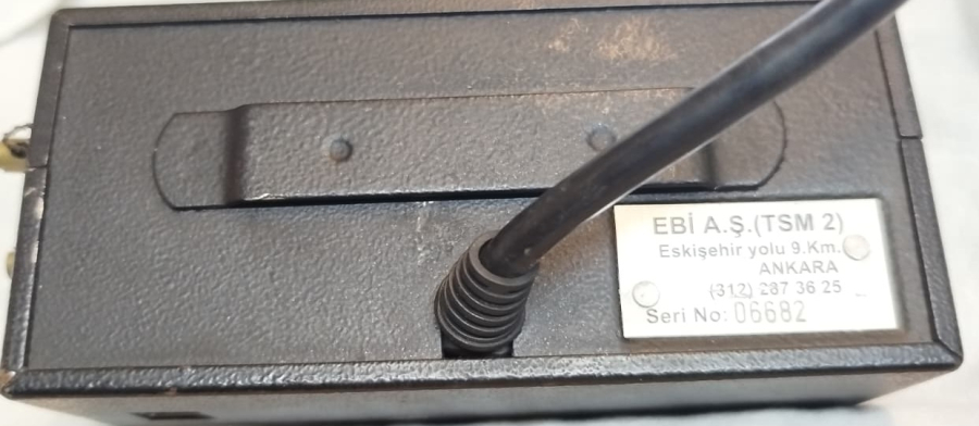 1990 TESTAS EBİ MARKA TSM 2 MODELİ ANTİKA DİJİTAL GOSTERGELİ TAKSİMETRE CİHAZI