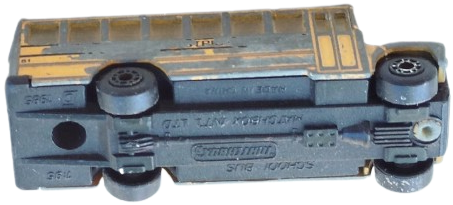 1985 MATCHBOX AMERİKAN OKUL OTOBÜSÜ ORİJİNAL KOLEKSİYONLUK METAL OYUNCAK ARABA OTOBUS