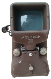 1950 ZEISS IKON MOVISCOP ALMAN YAPIMI NOSTALJİK SEKİZ MİLİMETRE SİNEMA FİLM KURGU VE GÖSTERİM CİHAZI