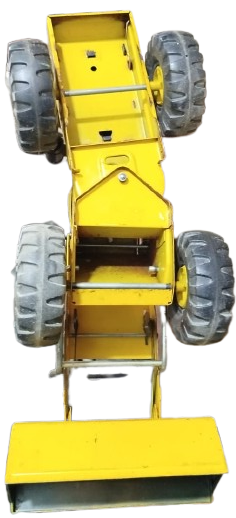 1970 MIGHTY TONKA LOADER VINTAGE SARI DEMİR KEPÇELİ DOZER  KONDİSYONLUK BUYUK BOYDA OYUNCAK