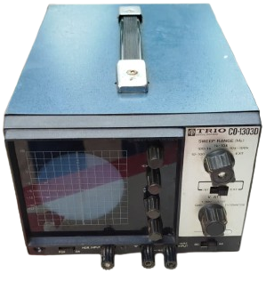 1970 TRIO CO-1303D VİNTAGE JAPON OSCILLOSCOPE ELEKTRONİK ÖLÇÜM CİHAZI SORUNSUZ ÇALIŞIR DURUMDA
