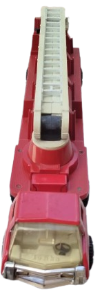 1970 USA ORİJİNAL ANTİKA TONKA METALUZUN MERDİVENLİ  İTFAİYE KAMYONU AMERİKAN YAPIMI RETRO OYUNCAK AMERİKAN