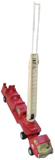 1970 USA ORİJİNAL ANTİKA TONKA METALUZUN MERDİVENLİ  İTFAİYE KAMYONU AMERİKAN YAPIMI RETRO OYUNCAK AMERİKAN