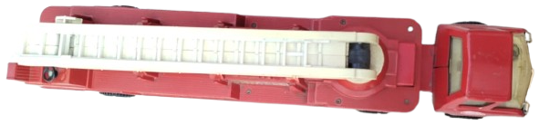 1970 USA ORİJİNAL ANTİKA TONKA METALUZUN MERDİVENLİ  İTFAİYE KAMYONU AMERİKAN YAPIMI RETRO OYUNCAK AMERİKAN