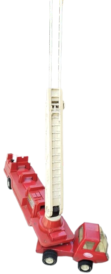 1970 USA ORİJİNAL ANTİKA TONKA METALUZUN MERDİVENLİ  İTFAİYE KAMYONU AMERİKAN YAPIMI RETRO OYUNCAK AMERİKAN