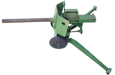 1950 SSCB ANTİKA SOVYET RUS YAPIMI ASKERİ EĞİTİM VE OYUN AMAÇLI METAL TOP MAKETİ
