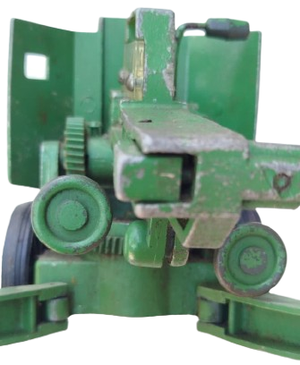 1950 SSCB ANTİKA SOVYET RUS YAPIMI ASKERİ EĞİTİM VE OYUN AMAÇLI METAL TOP MAKETİ