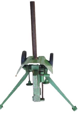 1950 SSCB ANTİKA SOVYET RUS YAPIMI ASKERİ EĞİTİM VE OYUN AMAÇLI METAL TOP MAKETİ