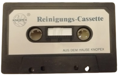1990 ALMANYA URETİMİ ORJİNAL AMBALAJINDA HİC KULLANILMAMIS KNOPEX MARKA NOSTALJİK TEYP KASET TEMİZLEME KASETİ
