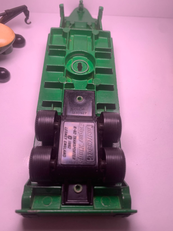 1970'LER VINTAGE MATCHBOX SUPERKINGS K92 ARAMA KURTARMA HELİKOPTERİ VE TRANSPORTER 