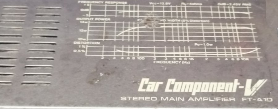 1980 SANYO CAR COMPONENT-V VİNTAGE OTO SES SİSTEMİ AMFİ (FT-A10), DİJİTAL RADYO/SAAT (FT-T10) VE OTOMATİK GERİ SARMA KASETÇALAR (FT-D10)