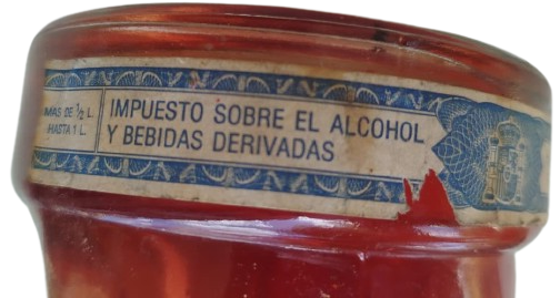 1970 İSPANYOL DESTİLERİA CAMPENY ÜRETİMİ ANTİKA KOLEKSİYONLUK MATADOR FİGÜRLÜ CAM BRANDY ŞİŞESİ