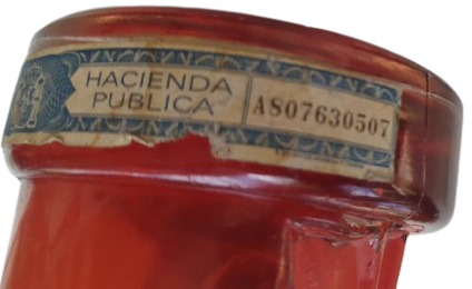 1970 İSPANYOL DESTİLERİA CAMPENY ÜRETİMİ ANTİKA KOLEKSİYONLUK MATADOR FİGÜRLÜ CAM BRANDY ŞİŞESİ