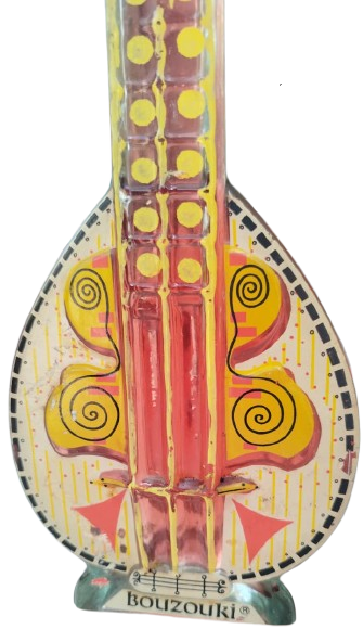 1970 YUNANİSTAN’A ÖZGÜ MEŞHUR TELLİ BİR ÇALGI ALETİ OLAN "BUZUKİ" (BOUZOUKI) FORMUNDA TASARLANMIŞ,SİSE
