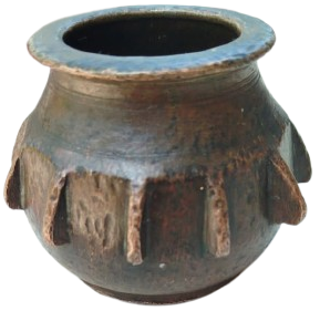 İSLAMİ BRONZ KİMYACI DİLİMLİ KUCUK HAVAN NADİR ECZACILIK VE KİMYACILIK KOLEKSİYONLUK ESER