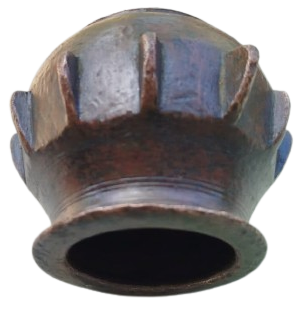 İSLAMİ BRONZ KİMYACI DİLİMLİ KUCUK HAVAN NADİR ECZACILIK VE KİMYACILIK KOLEKSİYONLUK ESER