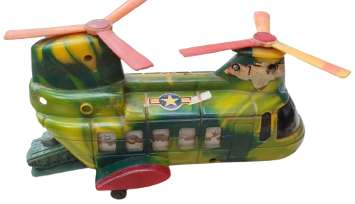 1970 ASKERİ CHINOOK HELİKOPTER  PİLLİ CİT KANATLI ASKERİ HELİKOPTER VE TANK SEVK ARACI OYUNCAK SETİ