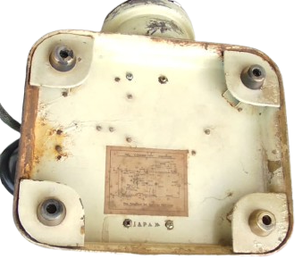 JAPON YAPIMI ANTİKA ÇEVİRMELİ SAYISAL METAL KASA  CALISMA MASA ÜSTÜ AHİZELİ MEKANİK TELEFON