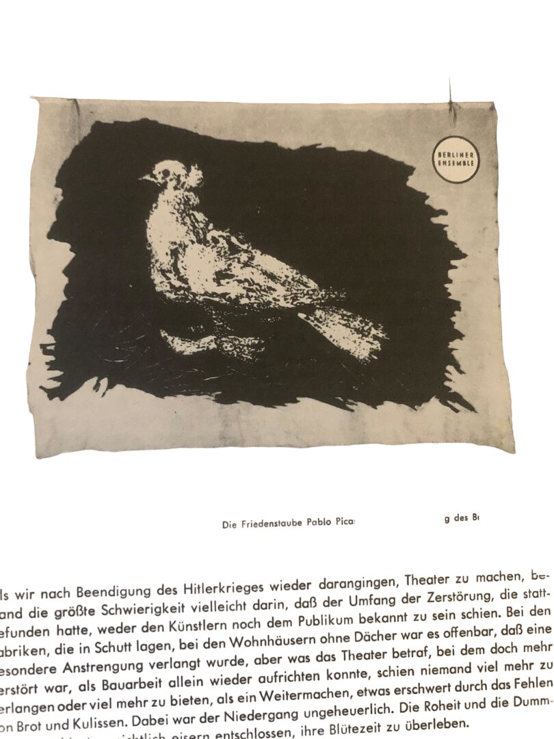 HELENE WEIGEL ''BERLINER ENSEMBLE'' BERTOLT BRECHT ''THEATERARBEIT'' KÜLLÜYAT