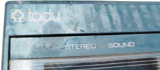 VINTAGE TADU STEREO SOUND KASET CALAR VINTAGE TEYP MAVİ RENKDE 