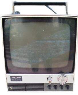 1970 SONY  SOLID STATE  TV-900UET  SİYAH BEYAZ TELEVİZYON CALISAN TV