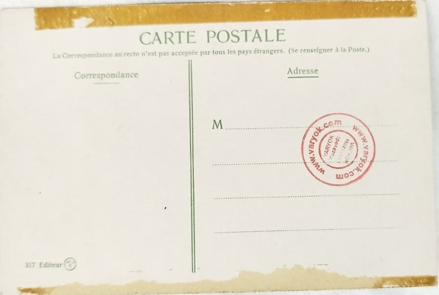 OSMANLI ESKİ İSTANBUL KARTPOSTAL - SRAY BURUNİ / POİNTE DU SERAİL CONSTANTİNOPLE  EDİTEUR M J C 