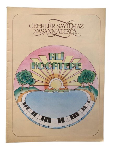 ALİ KOCATEPE ''GECELER SAYILMAZ YAŞANMADIKÇA'' LONG PLAY TANITIM BROŞÜRÜ 