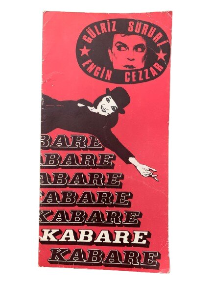 GÜLRİZ SURURİ ENGİN CEZZAR TİYATROSU ''KABARE KABARE'' TİYATRO OYUN BROŞÜRÜ