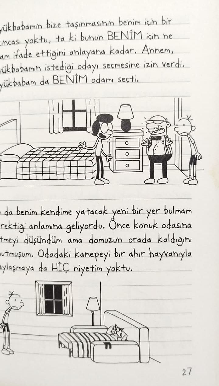  WİMPY KİD SAFTİRİK GREG'İN GÜNLÜĞÜ HEY GİDİ GÜNLER! - JEFF KINNEY, EPSİLON YAYINEVİ TÜRKÇE BASKI, 