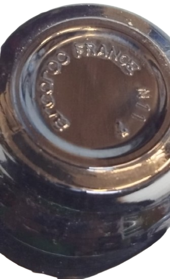 ARCOROC FRANCE ALTILI SİYAH OPAL CAM NOSTALJİK ÇİÇEKLİ KAHVE FİNCAN TAKIMI