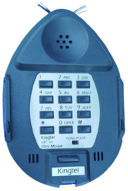 1970 KİNGTEL KT-946 MİNİ MOUSE NOSTALJİK SEVİMLİ FARE TASARIMLI KABLOLU TUSLU  EV VE İŞ TELEFONU