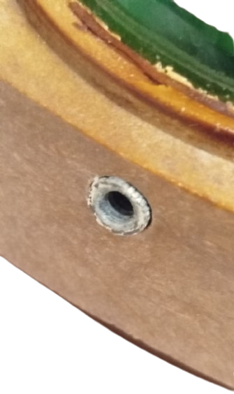 1970 HONG KONG ÜRETİMİ BİR DENİZCİ TEKNE OTO TORPİDO SULU PUSULA "MADE IN HONG KONG" VE "EHK NO. 1300"