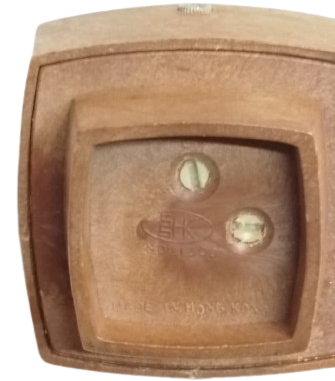 1970 HONG KONG ÜRETİMİ BİR DENİZCİ TEKNE OTO TORPİDO SULU PUSULA "MADE IN HONG KONG" VE "EHK NO. 1300"