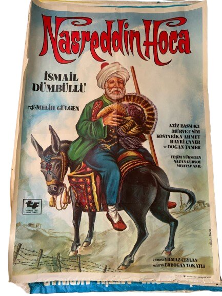 İSMAİL DÜMBÜLLÜ ''NASREDDİN HOCA''  ÇİZİM FİLM AFİŞİ